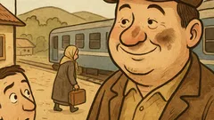 Banc: Gheorghe o duce pe soacră la gară