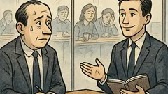 Banc: Recrutorul: „Ai trei referințe?”