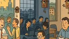 Banc: Cucu-cucu, a venit cineva la muncă?