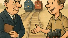 Banc: Un tip se angajează la CFR