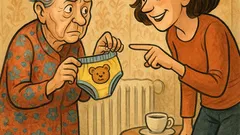 Banc: — Buni, câți ani ai?