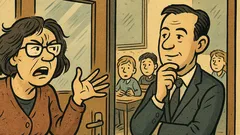 Banc: Profesoara: „Cine l-a ucis pe Cezar?”