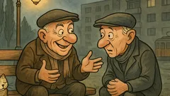 Banc: Doi pensionari stau de vorbă